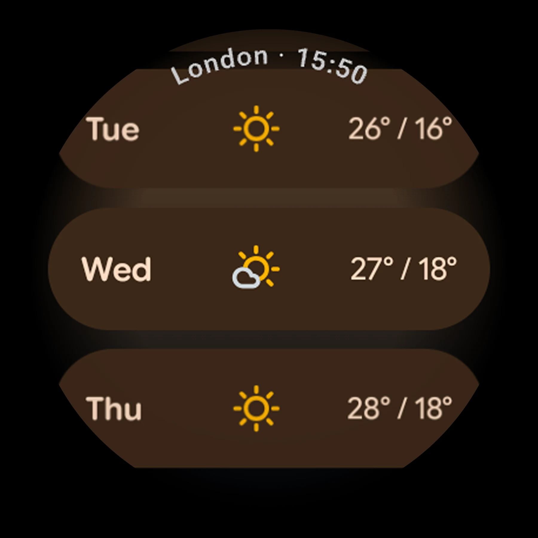 Gradient Weather screenshot